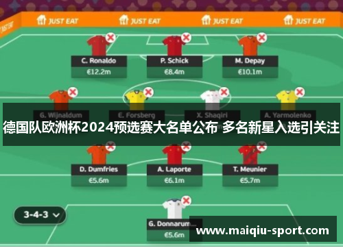 德国队欧洲杯2024预选赛大名单公布 多名新星入选引关注